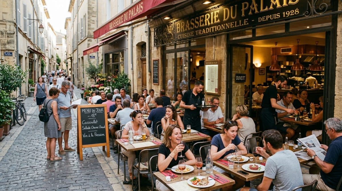 Illustration générée : FDC Bar-Restaurant Terrasse Emplacement Premium AIX EN PROVENCE