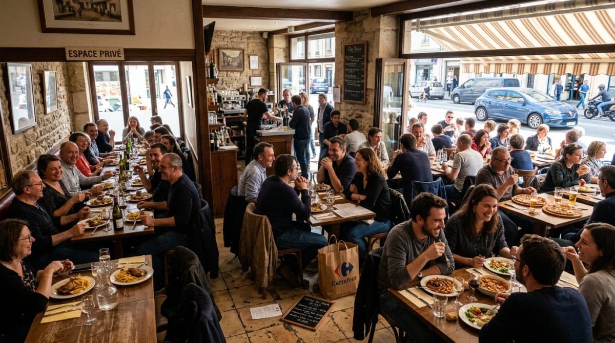 Illustration générée : Bar restaurant licence IV