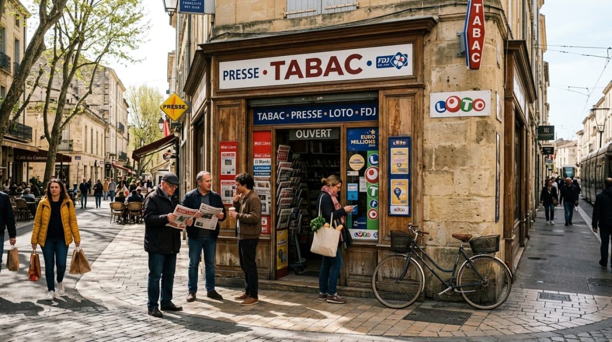Illustration générée : Tabac presse loto montpellier