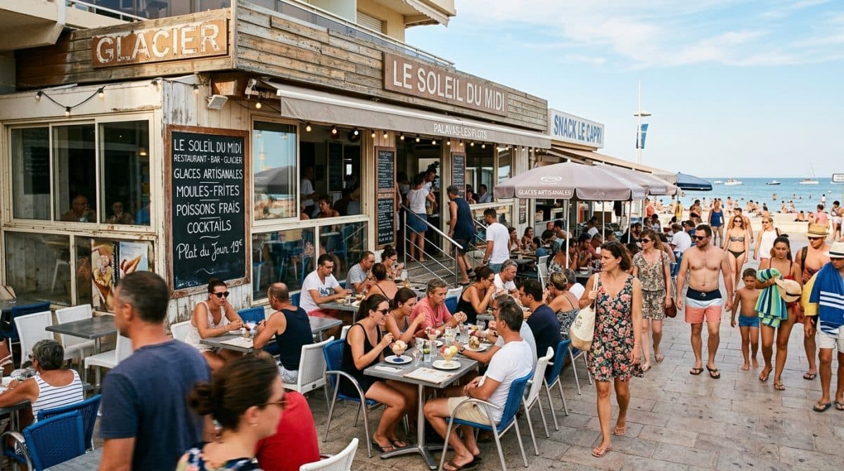 Illustration générée : A vendre murs commerciaux libres front de mer