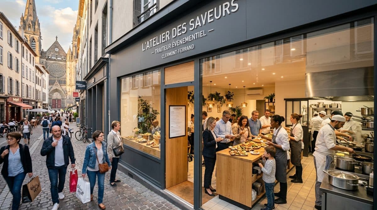 Illustration générée : Traiteur sur place et prestations exterieures a vendre a 5 min de clermont-fd