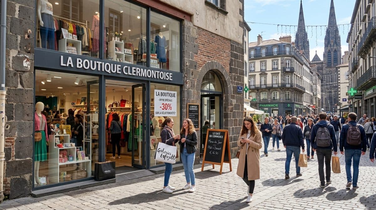 Illustration générée : Droit au bail dans l'ultra dans l'ultra centre de Clermont-Ferrand