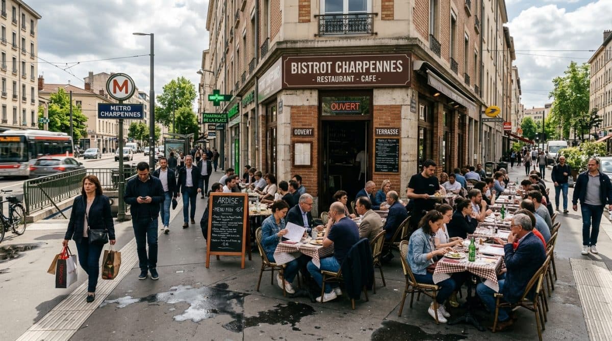 Illustration générée : Restaurant 105 m² Charpennes