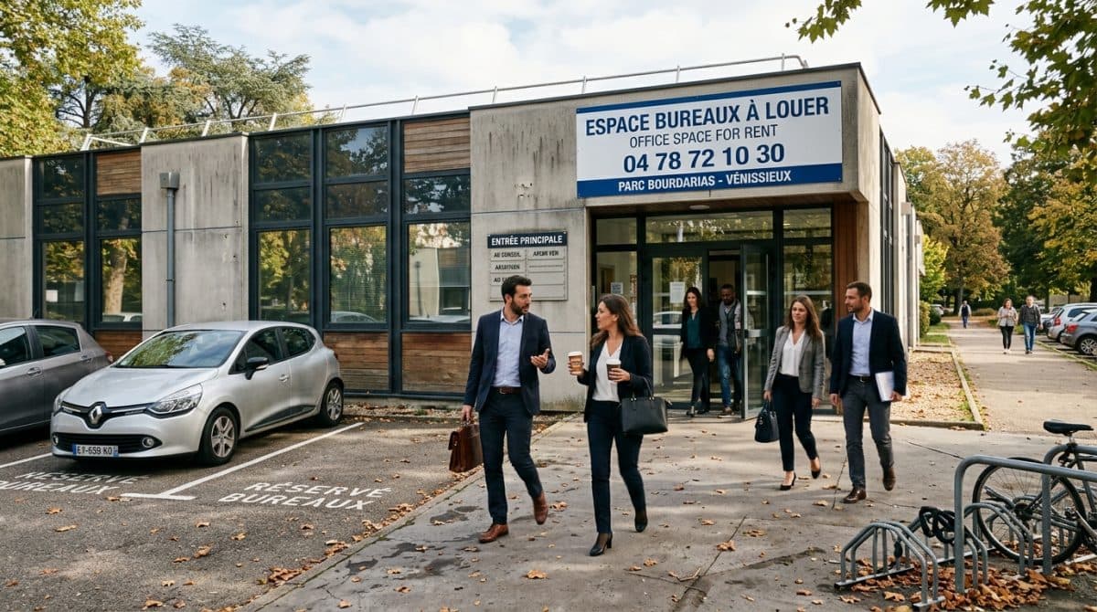 Illustration générée : Bureaux à louer 16 m² Vénissieux