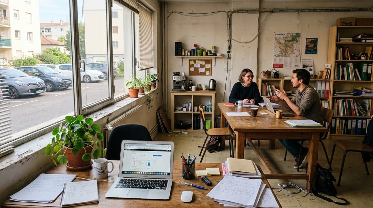 Illustration générée : Bureaux à louer 11 m² Vénissieux