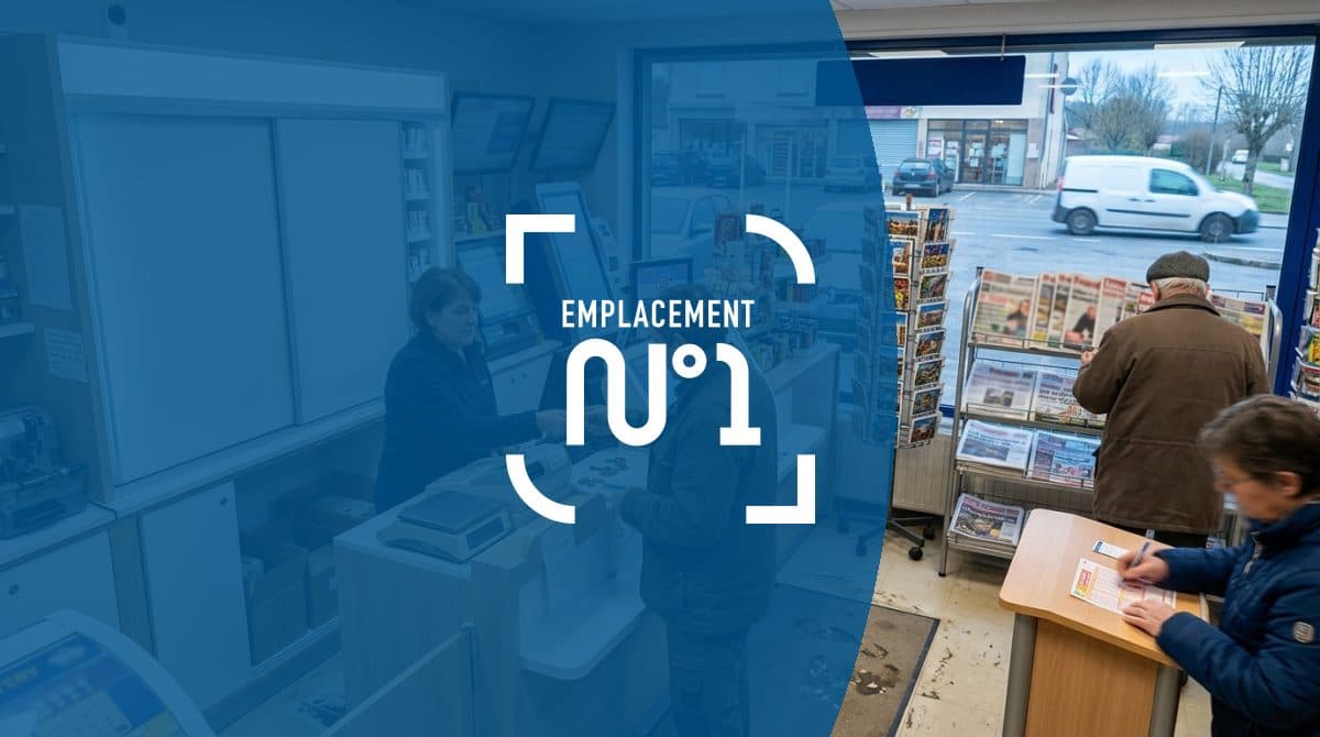 Illustration générée : A vendre tabac presse dans un centre commercial a 15 mn de vichy