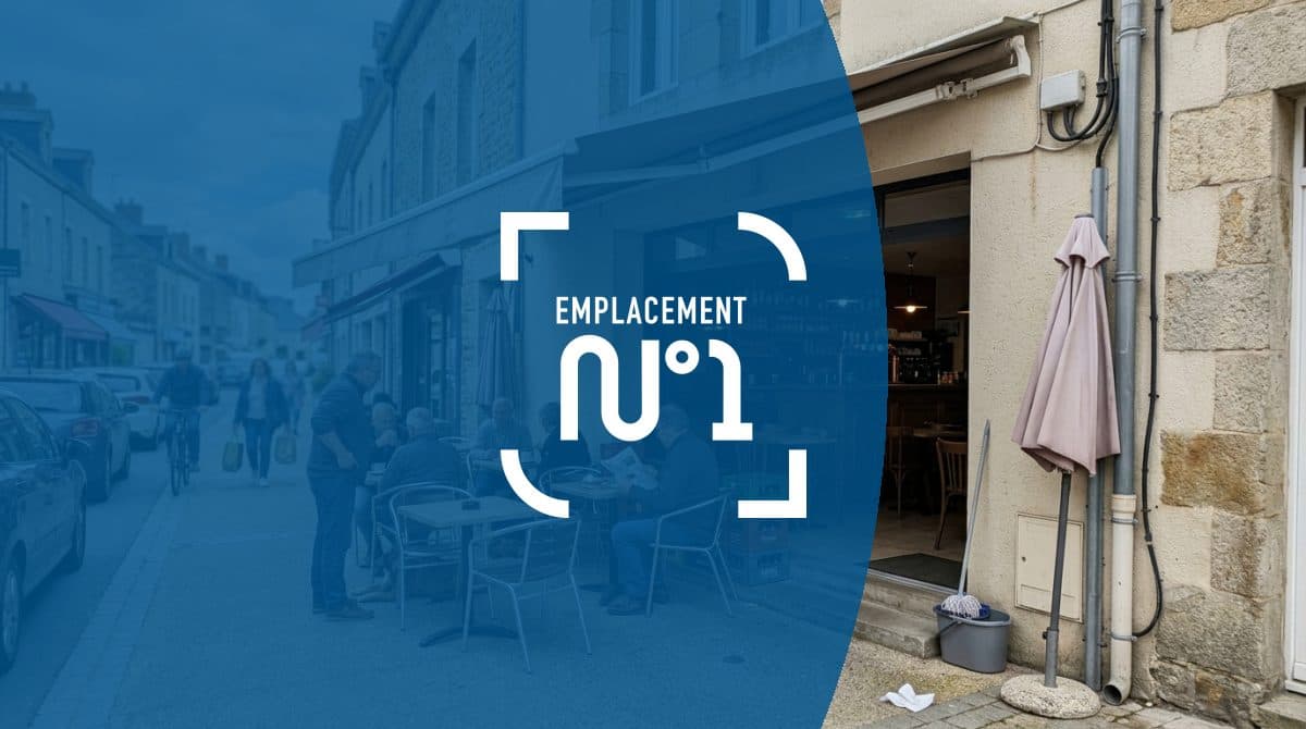 Illustration générée : Bar-Brasserie en emplacement numero 1 à LANGEAC