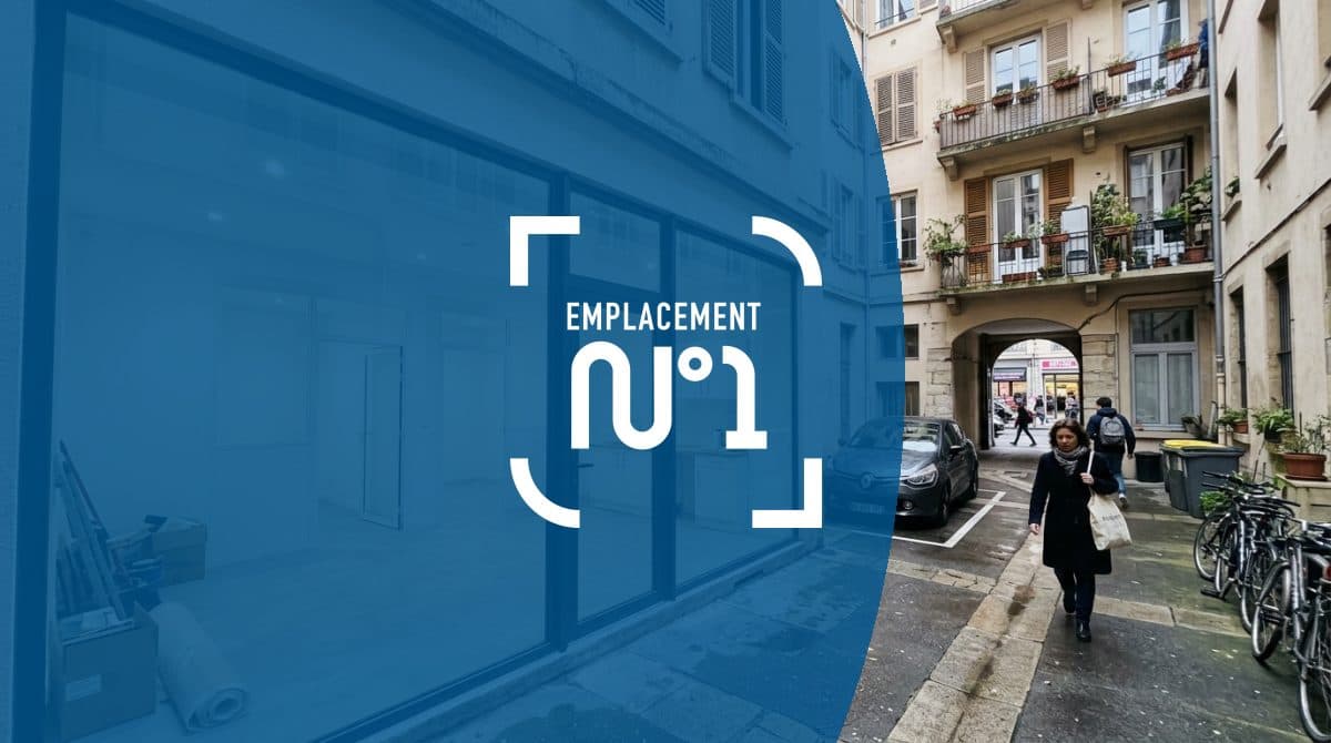 Illustration générée : Local commercial 40 m² Tolstoï Villeurbanne