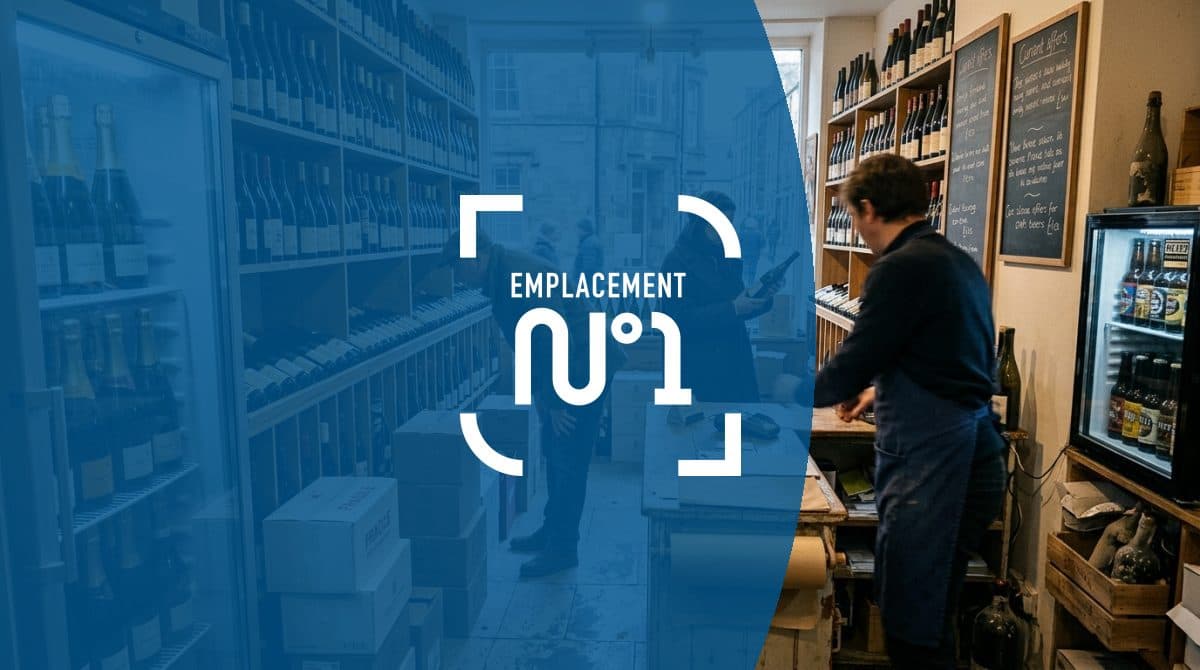 Illustration générée : A vendre une cave a vins, bieres, champagne, alcools secteur riom