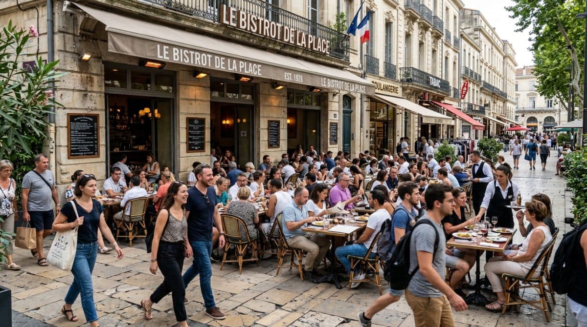 Illustration générée : Murs commerciaux loués – montpellier comedie