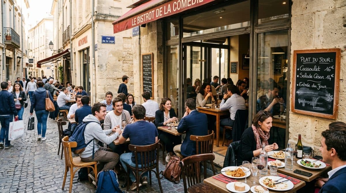Illustration générée : À VENDRE – Restaurant – Quartier Facultés / Bureaux Montpellier