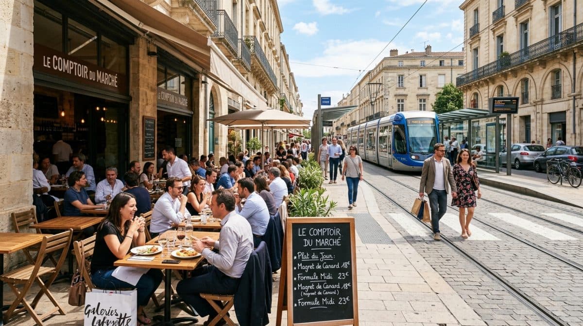 Illustration générée : A vendre restaurant au centre ville de montpellier