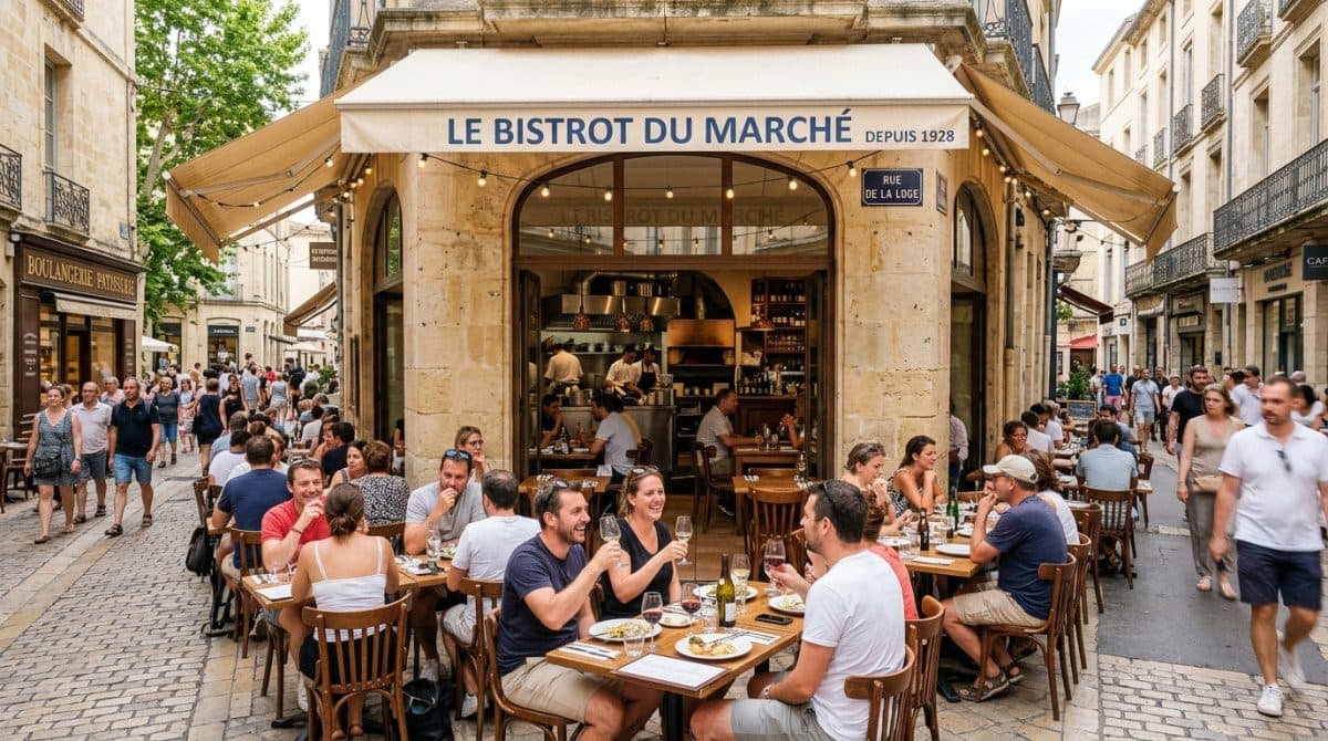 Illustration générée : A vendre restaurant centre ville de montpellier
