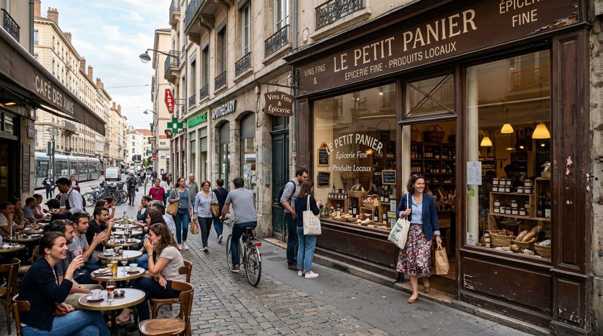 Illustration générée : Murs Commerciaux renta 6.80% Lyon