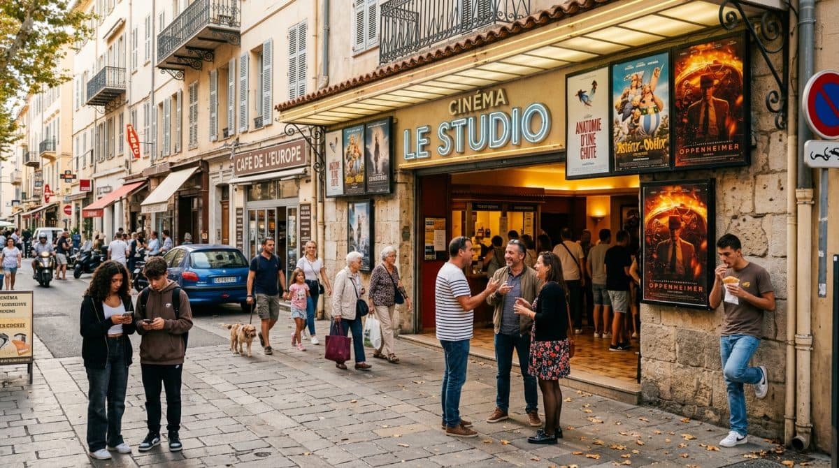 Illustration générée : Cinema a vendre Corse du Sud