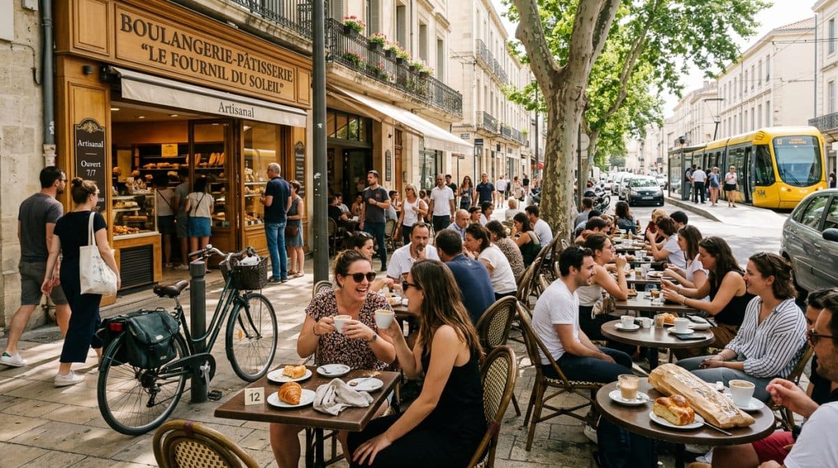Illustration générée : A vendre fonds de boulangerie patisserie artisan