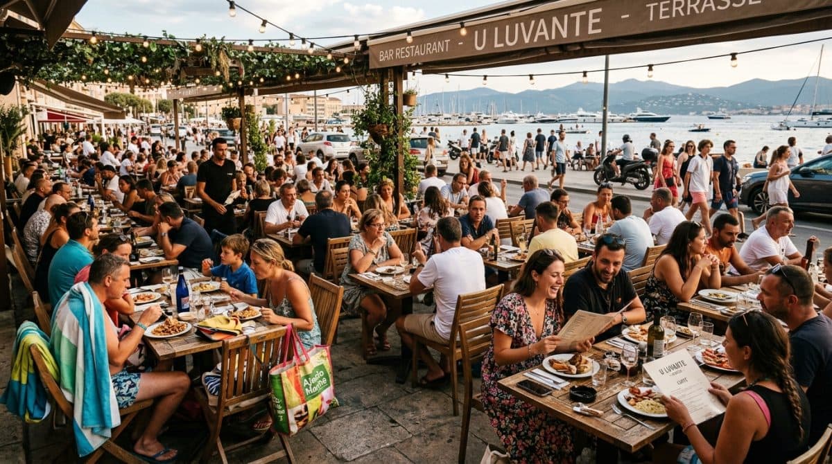 Illustration générée : A vendre restaurant station balneaire prox. ajaccio