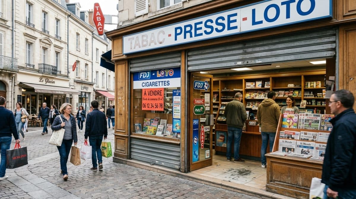 Illustration générée : Tabac presse FDJ secteur vichy